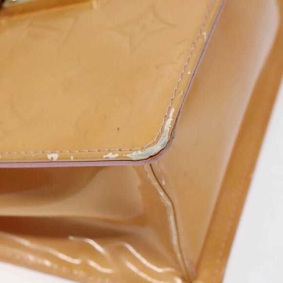 LOUIS VUITTON Vernis Spring Street Hand Bag Marshmallow Pink M91033 Auth BD1853 - Picture 5 of 16